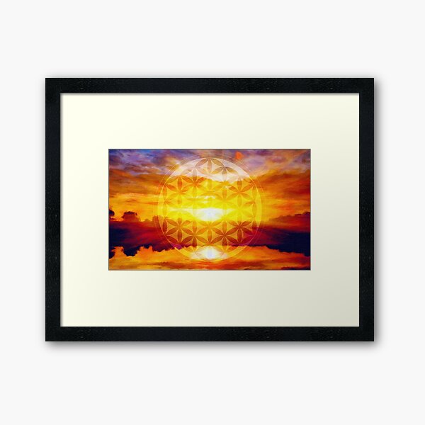 Flower of life Framed Art Print