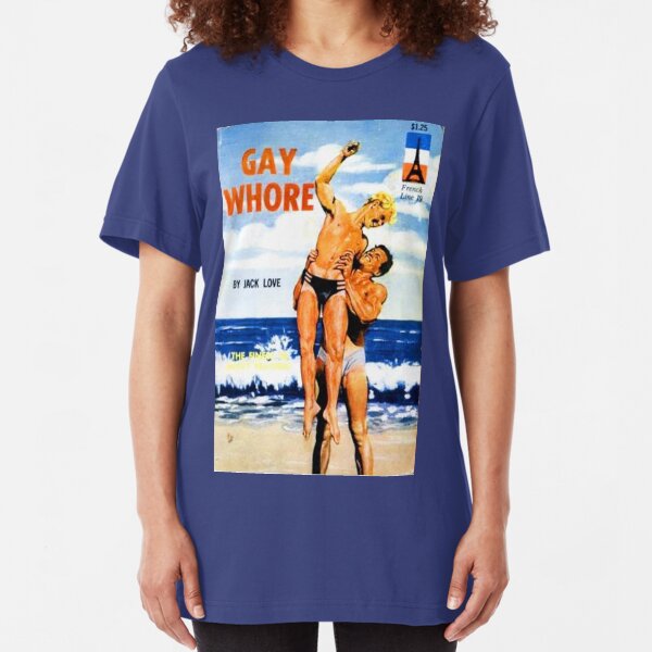 "Gay Whore" Slim Fit T-Shirt