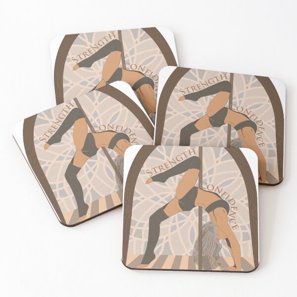 Item preview, Strength and Confidence - Pole Fitness Tan designed and sold by SmirkingDesigns.