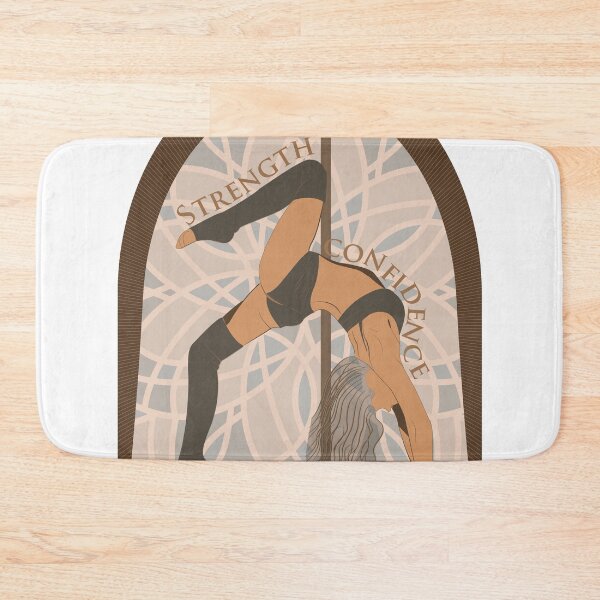 Item preview, Strength and Confidence - Pole Fitness Tan designed and sold by SmirkingDesigns.