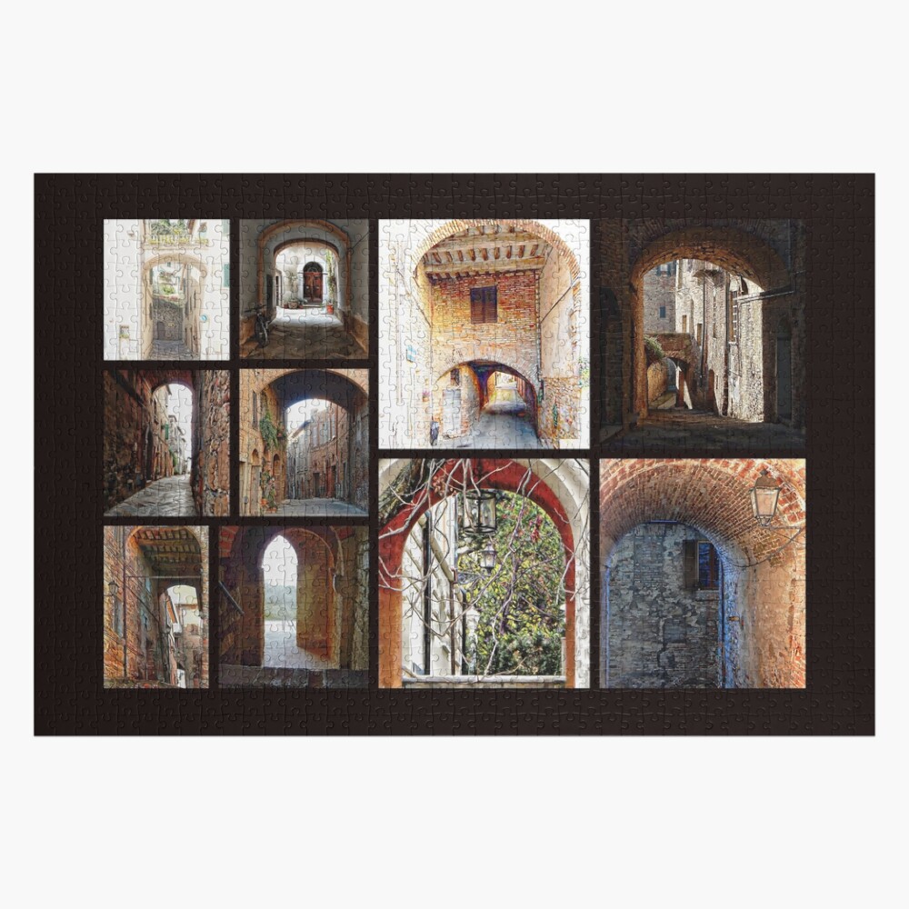 Italian Archways Collage Jigsaw Puzzle