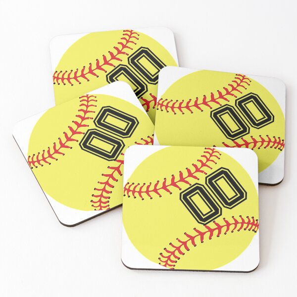 Item preview, Softball Player Jersey No 00 Back Number #00 Ball Sport Sticker Gift designed and sold by theshirtinator.