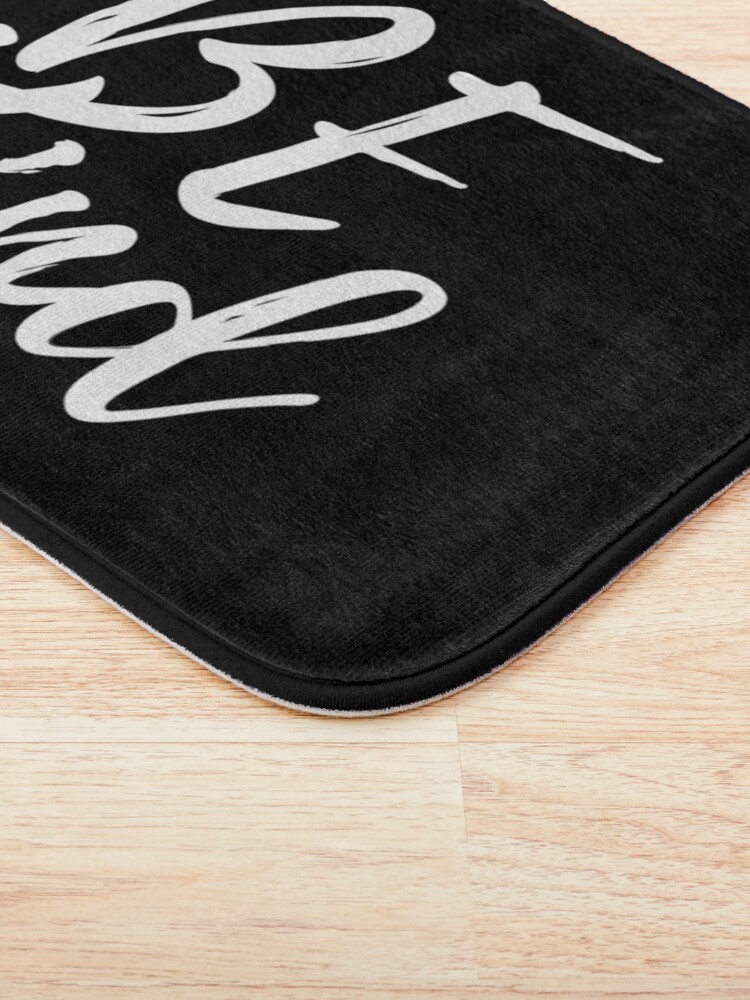 "Be Kind" Bath Mat by iRenza Redbubble