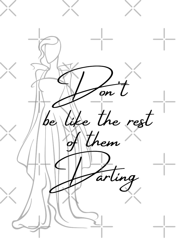 Coco Chanel Don't Be Like The Rest Of Them Quote Print Poster - Wild Wall  Art