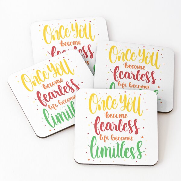 Item preview, once you become fearless life become limitless designed and sold by danyc88.