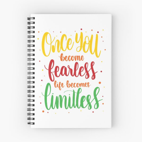 Item preview, once you become fearless life become limitless designed and sold by danyc88.