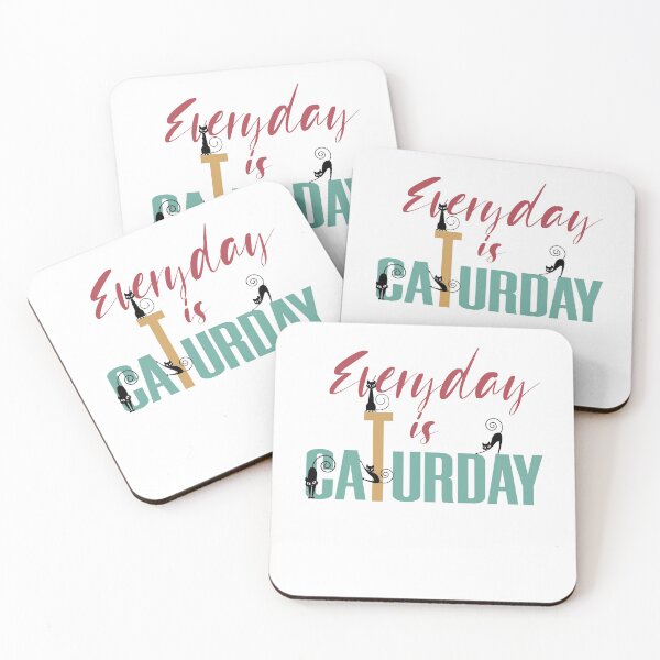Item preview, everyday is caturday designed and sold by Ortzi68.