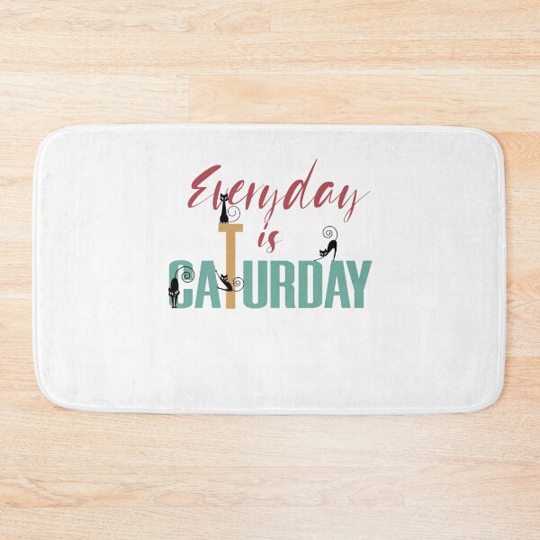 Item preview, everyday is caturday designed and sold by Ortzi68.