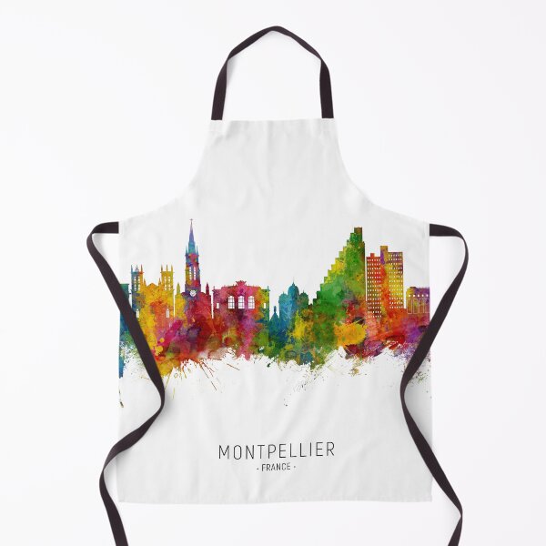 Item preview, Montpellier France Skyline designed and sold by ArtPrints.