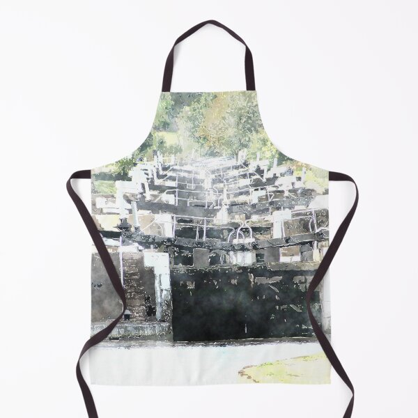 Item preview, Hatton Flight Locks watercolour designed and sold by designbywhacky.