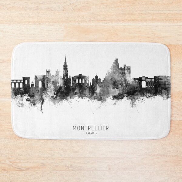 Item preview, Montpellier France Skyline designed and sold by ArtPrints.