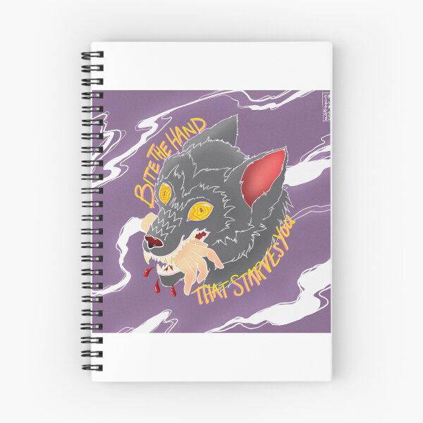 Item preview, Wolf - Bite The Hand designed and sold by toastedmomos.