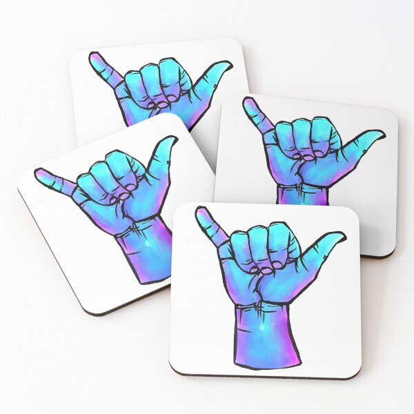 Item preview, Shaka Watercolour Hand  designed and sold by AshleighMakes.