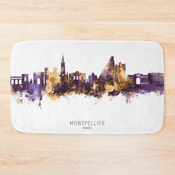 Item preview, Montpellier France Skyline designed and sold by ArtPrints.