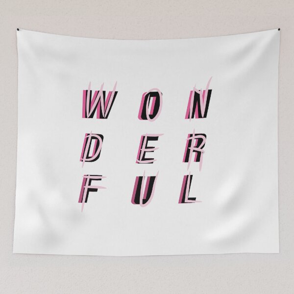 Item preview, wonderful typography t-shirt | women t-shirt   designed and sold by KARTICK DUTTA.
