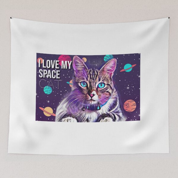 Item preview, Space cat designed and sold by lovesuperkarma.