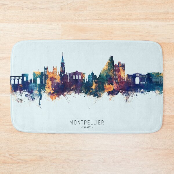 Item preview, Montpellier France Skyline designed and sold by ArtPrints.