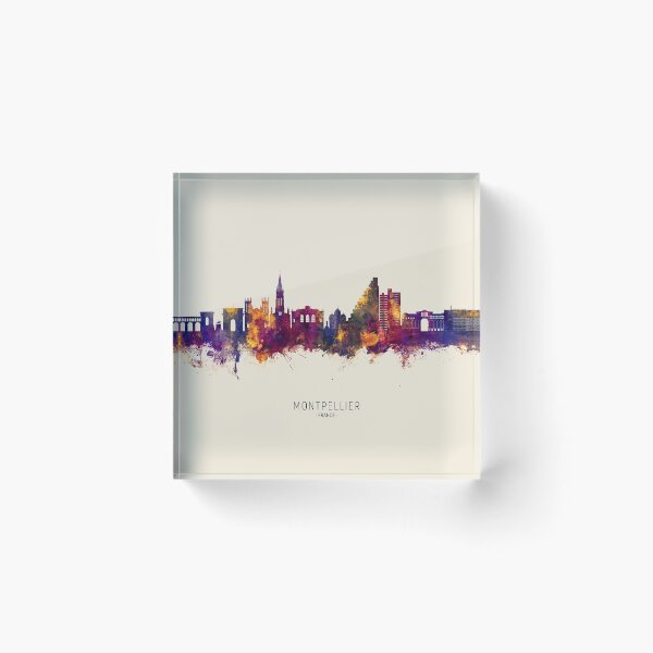 Item preview, Montpellier France Skyline designed and sold by ArtPrints.