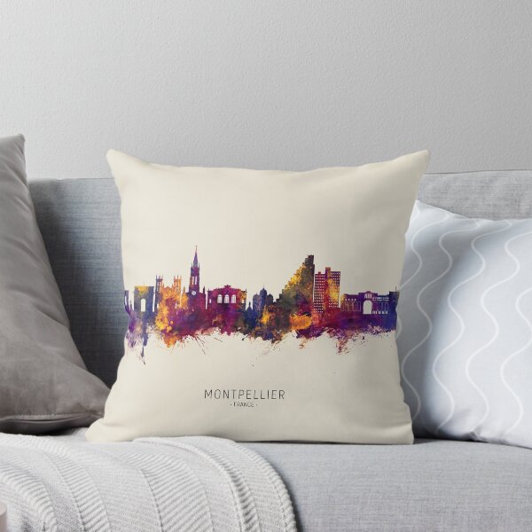 Item preview, Montpellier France Skyline designed and sold by ArtPrints.