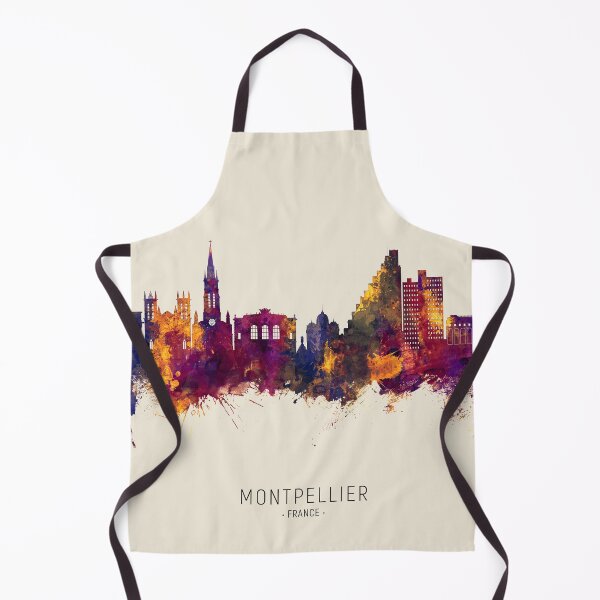 Item preview, Montpellier France Skyline designed and sold by ArtPrints.