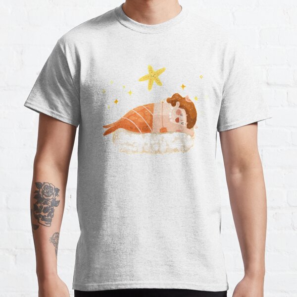 Salmon Mermaid Nigiri Sushi Classic T-Shirt