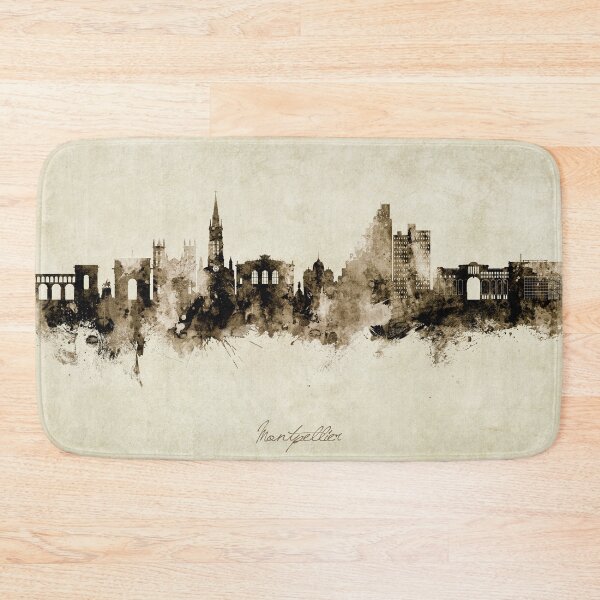 Item preview, Montpellier France Skyline designed and sold by ArtPrints.