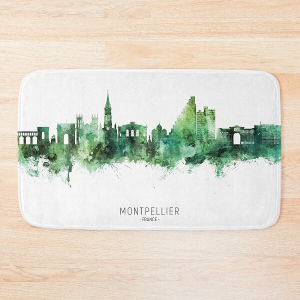 Item preview, Montpellier France Skyline designed and sold by ArtPrints.