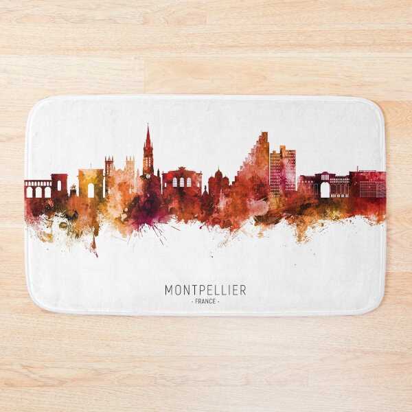 Item preview, Montpellier France Skyline designed and sold by ArtPrints.