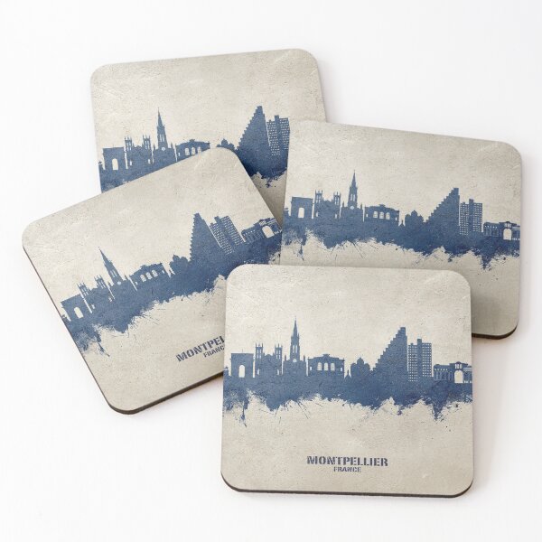 Item preview, Montpellier France Skyline designed and sold by ArtPrints.