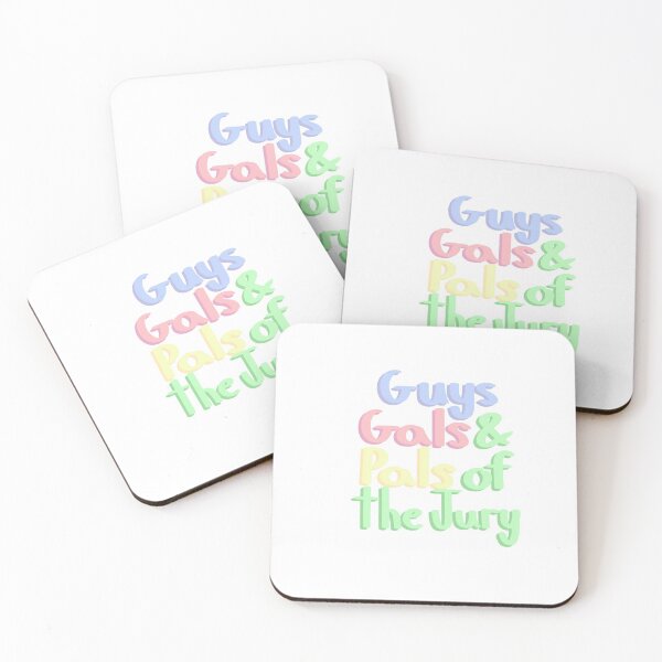 Guys Gals and Pals Coasters (Set of 4)