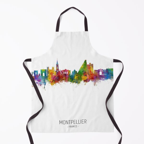 Item preview, Montpellier France Skyline designed and sold by ArtPrints.