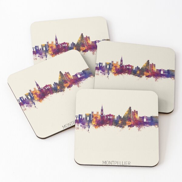 Item preview, Montpellier France Skyline designed and sold by ArtPrints.