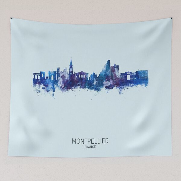 Item preview, Montpellier France Skyline designed and sold by ArtPrints.