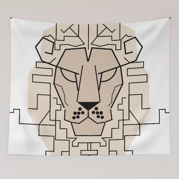 Item preview, lion head technology t-shirt designed and sold by KARTICK DUTTA.