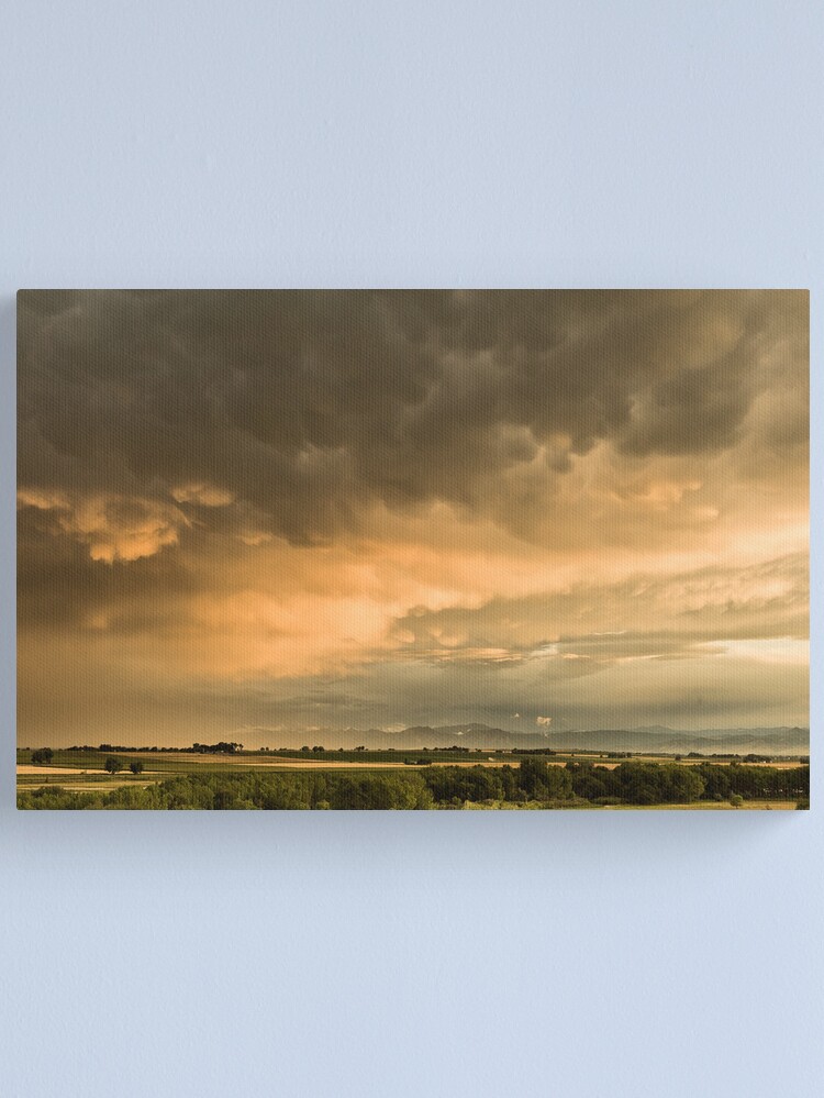 Alternate view of Flight Across The Colorado Plains Canvas Print