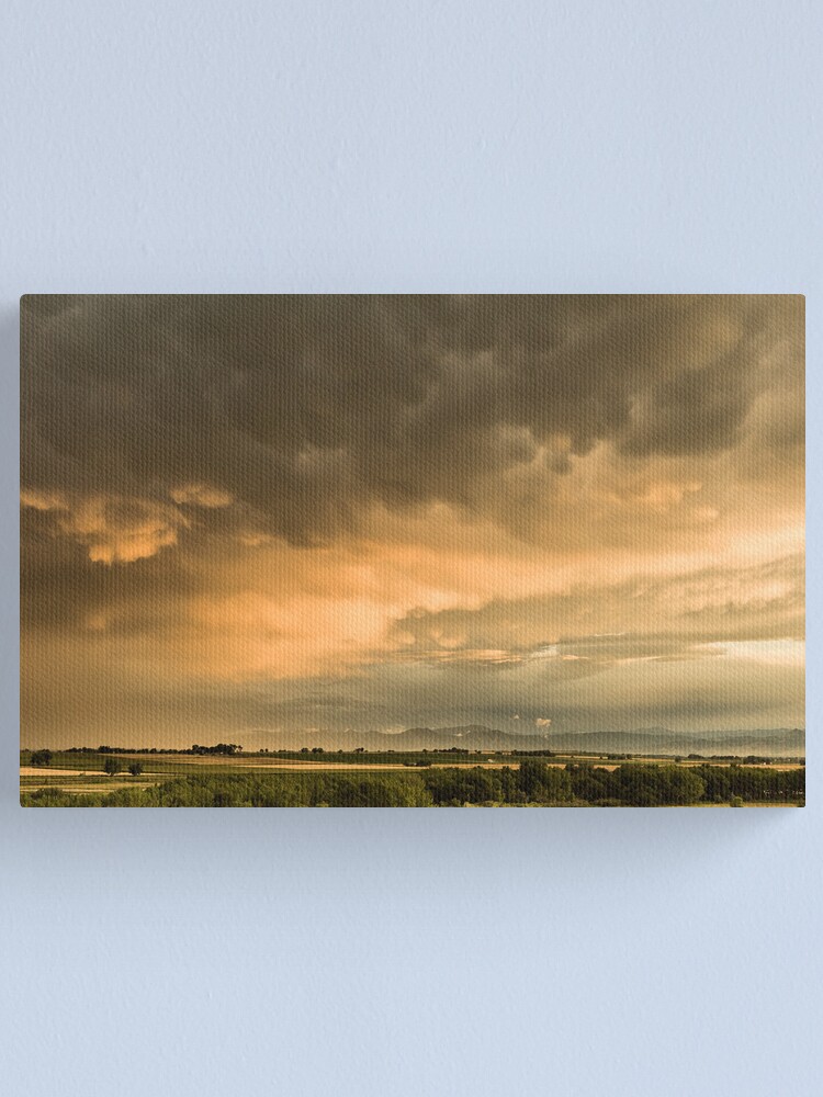 Alternate view of Flight Across The Colorado Plains Canvas Print