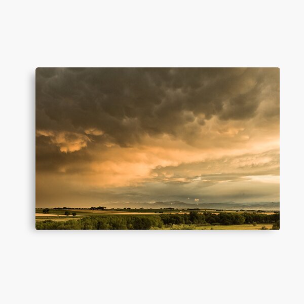Flight Across The Colorado Plains Canvas Print