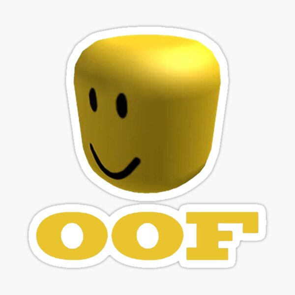  Funny oof avatar with noob head for video gaming boy
