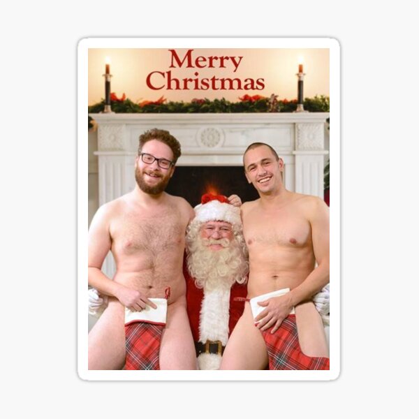 Merry Xmas from Seth & James Sticker