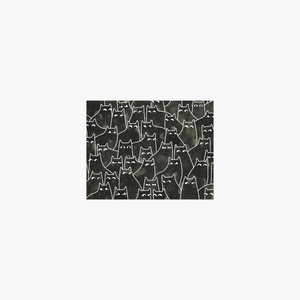 Suspicious Cats Jigsaw Puzzle