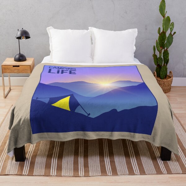 Item preview, Tent and the Mountain Sun - Camping Life designed and sold by pixelinga.