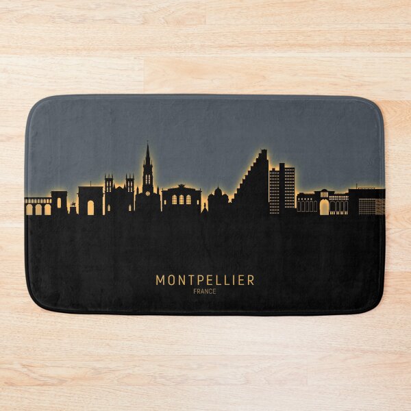 Item preview, Montpellier France Skyline designed and sold by ArtPrints.