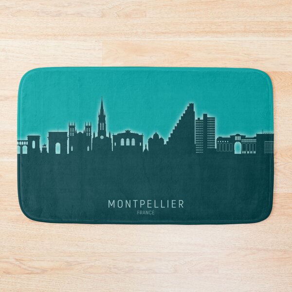 Item preview, Montpellier France Skyline designed and sold by ArtPrints.