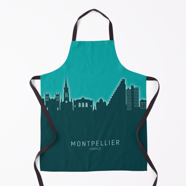 Item preview, Montpellier France Skyline designed and sold by ArtPrints.