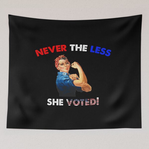 Item preview, Never The Less She Voted Vintage Flag designed and sold by Kathrine2302.