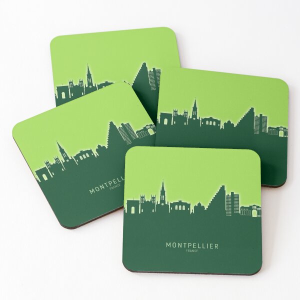 Item preview, Montpellier France Skyline designed and sold by ArtPrints.