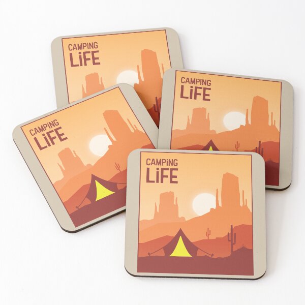 Item preview, Tent in the Desert - Camping Life designed and sold by pixelinga.