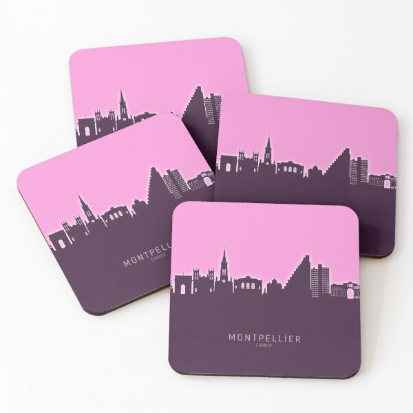 Item preview, Montpellier France Skyline designed and sold by ArtPrints.
