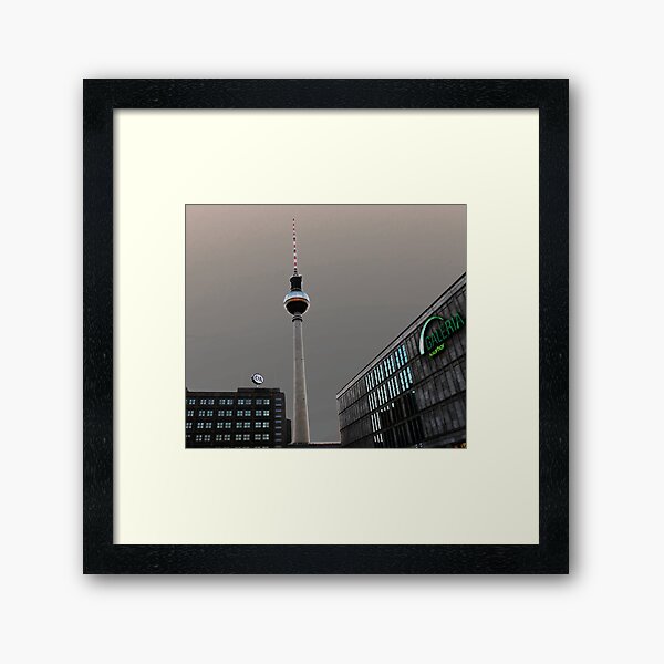 Berlin TV Tower - Berliner Fernsehturm Framed Art Print
