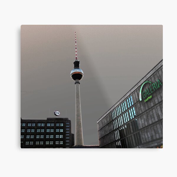 Berlin TV Tower - Berliner Fernsehturm Metal Print